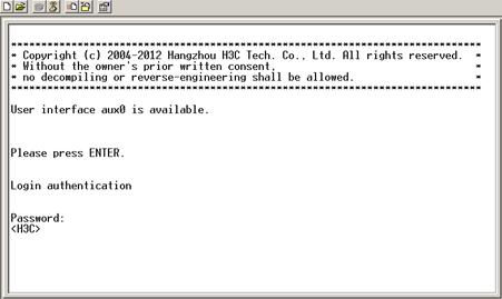 图2-8-Password认证登录界面-H3C.bmp