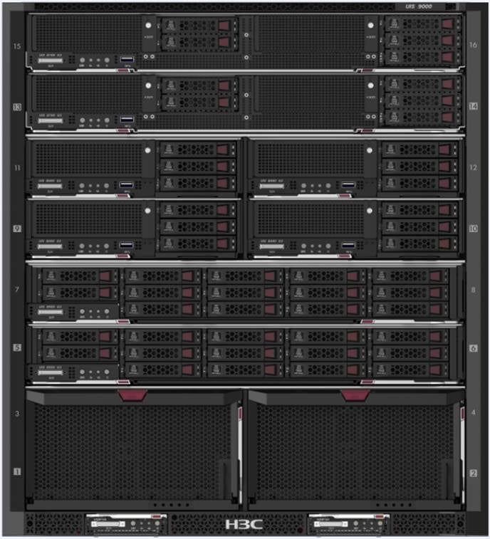 H3C UIS 9000超融合刀片一体机-新华三集团-H3C